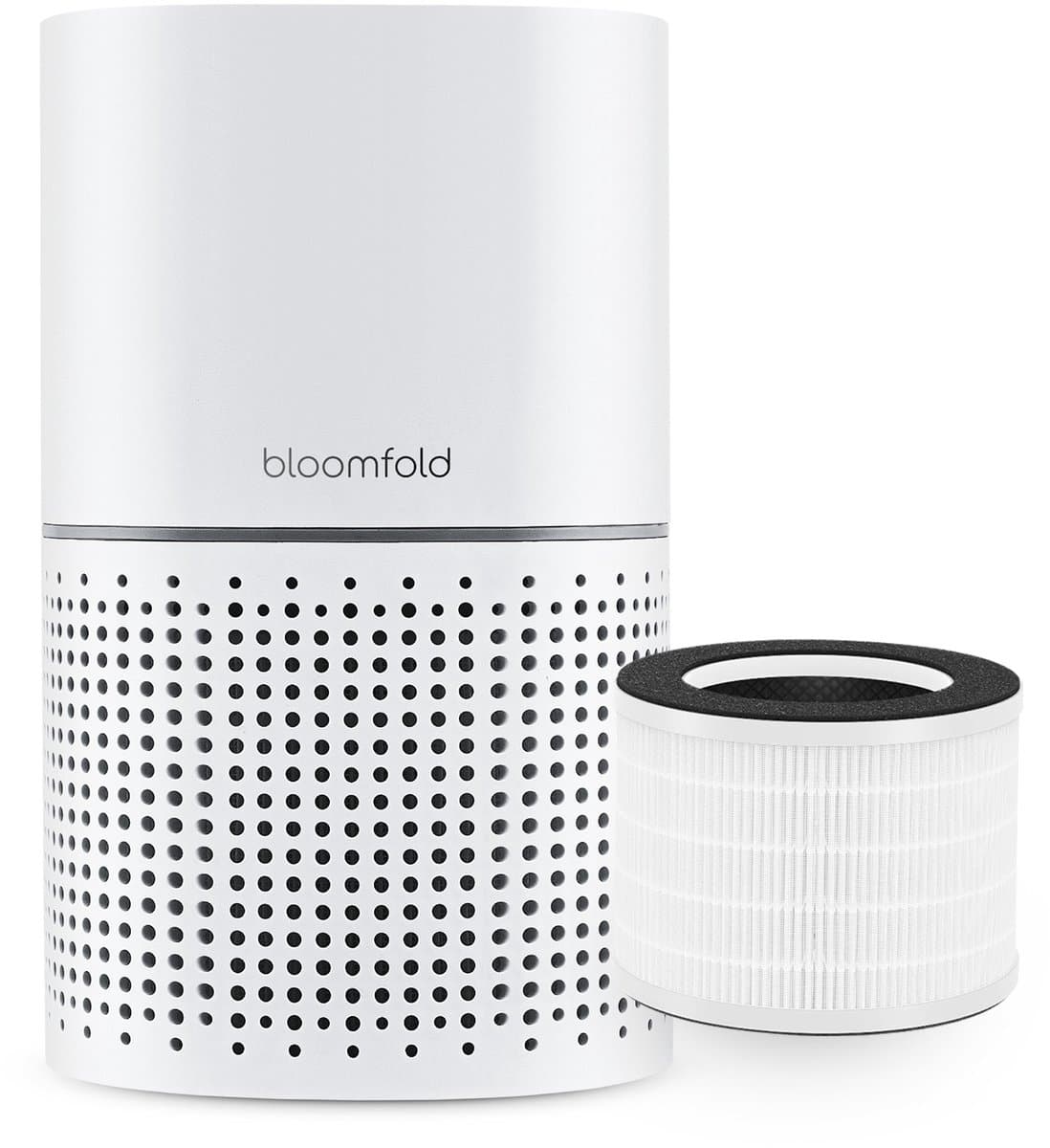 Bloomfold Luchtreiniger - Air Purifier - HEPA 13 filter + koolstoffilter - CADR: 240m3/h - Luchtkwaliteit indicator - 3 standen + slaapstand
