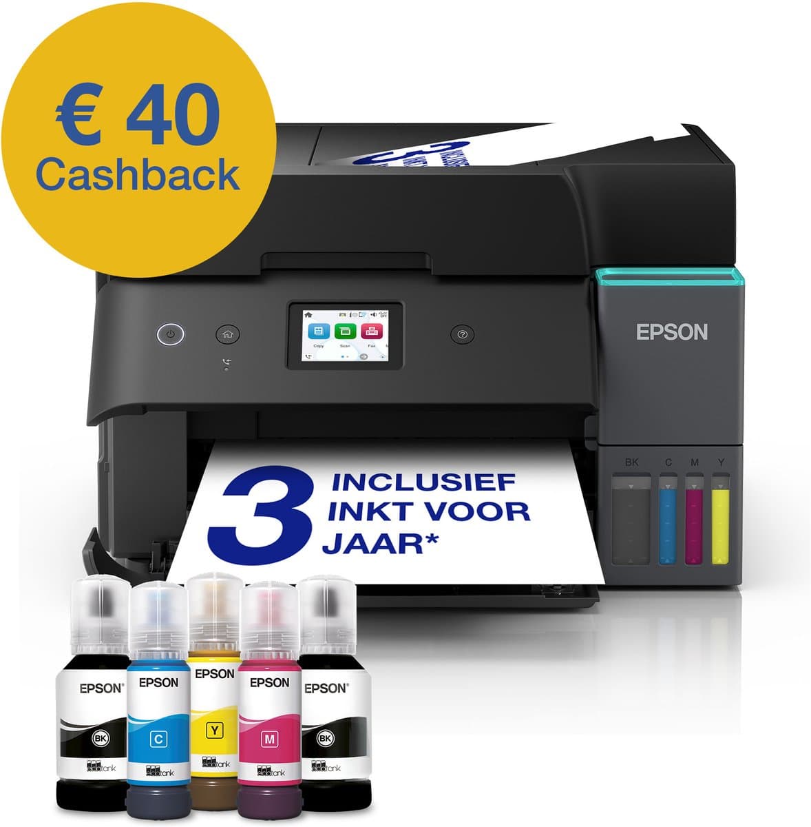 Epson EcoTank ET-4950 - All-in-One Inkttank Printer - Zwart