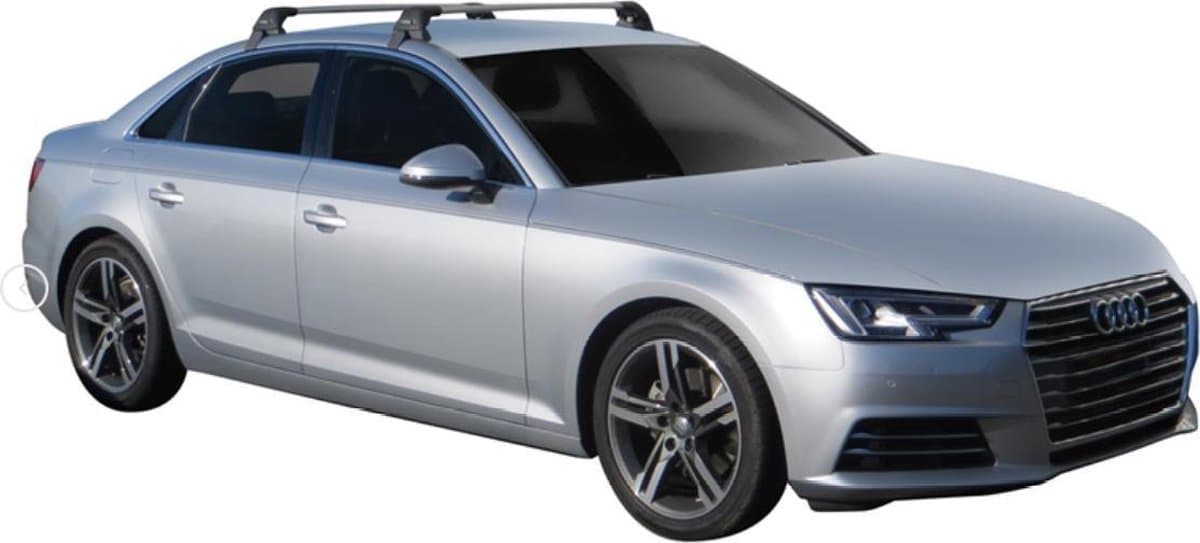 Audi A4 S4 RS4 Limousine 4drs Sedan 2015 - heden Premium Dakdrager Zwart Whispbar Auto Exterieur Accessoires