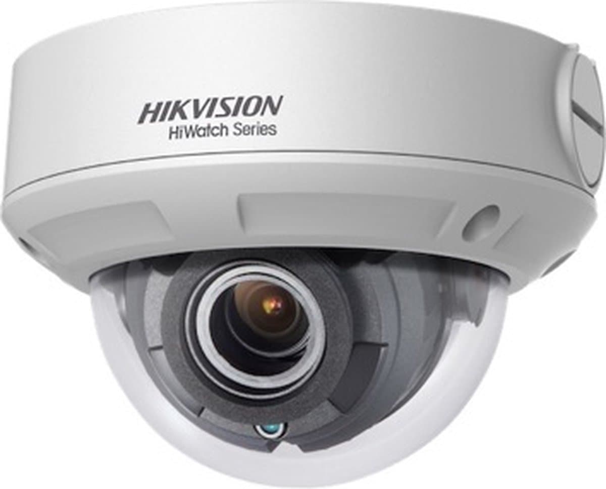 Hikvision HWI-D620H-Z HiWatch Full HD 2MP buiten dome met IR nachtzicht, gemotoriseerde varifocale lens, microSD, 120dB WDR en PoE - Beveiligingscamera IP camera bewakingscamera camerabewaking veiligheidscamera beveiliging netwerk camera webcam