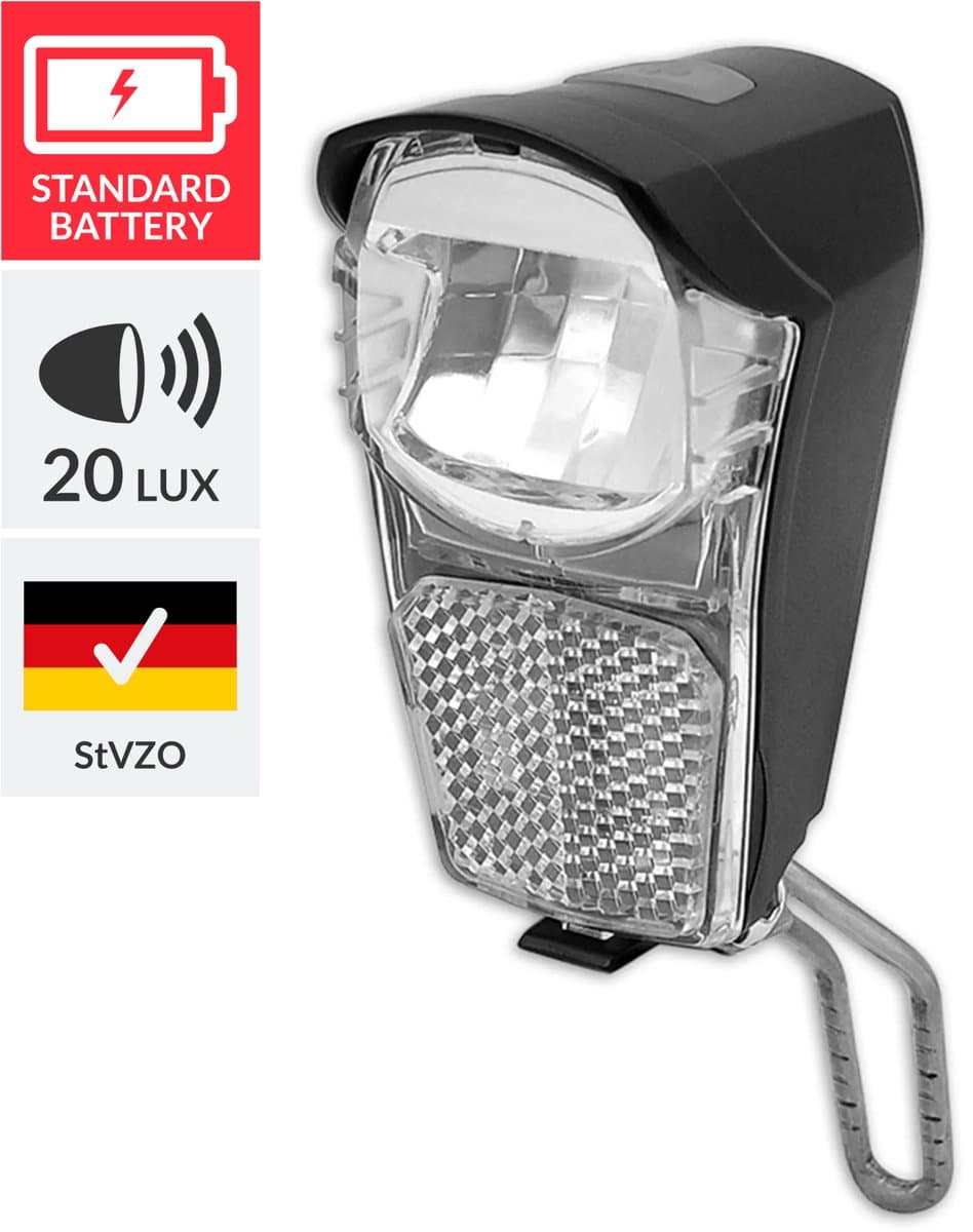 Lynx Clever - Koplamp - 20 lux - Met batterijen