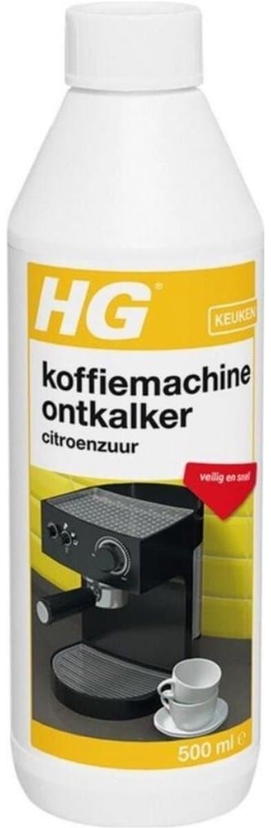 HG koffiemachine ontkalker citroenzuur 500ml