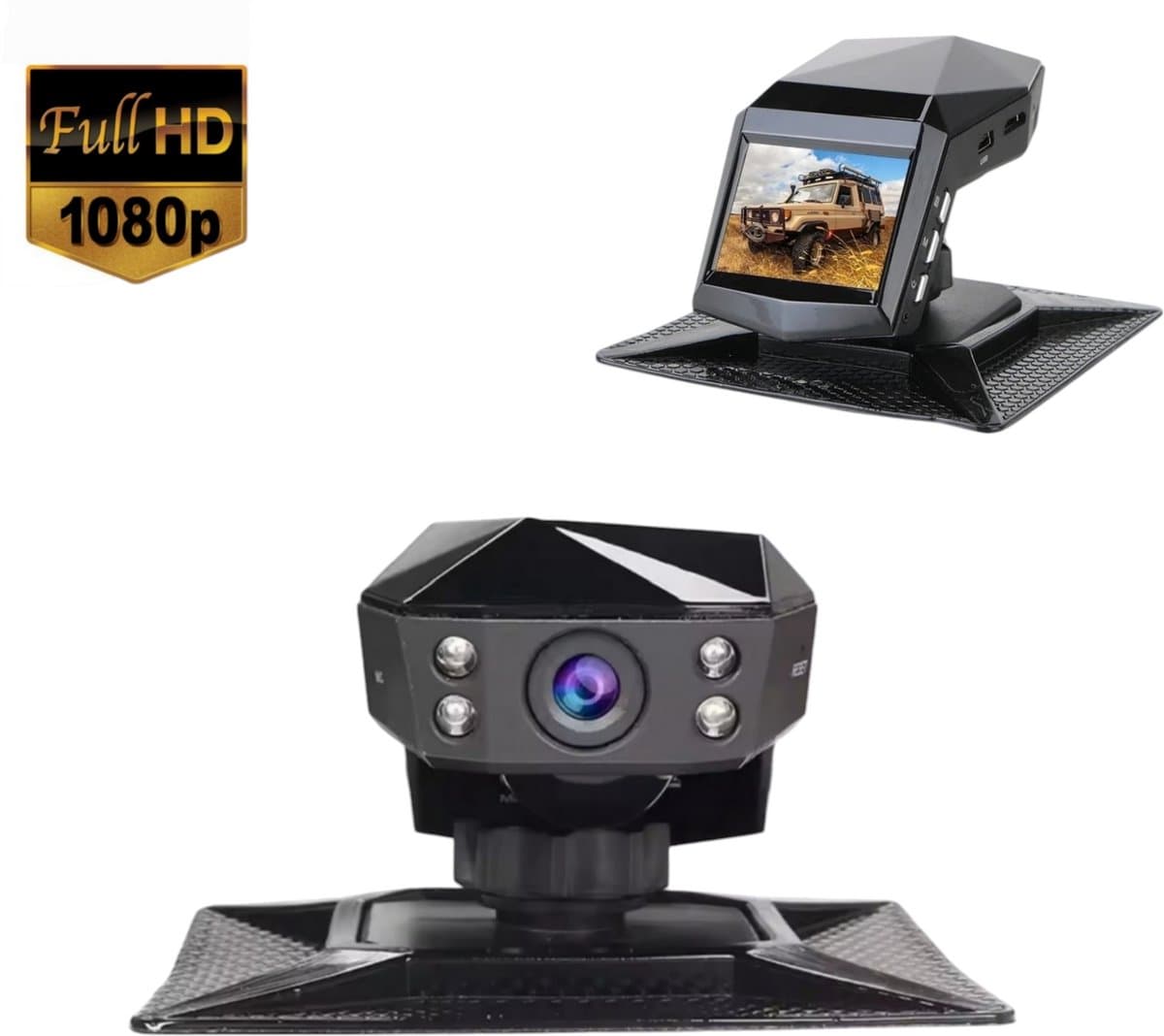 Gabrys® Dashcam voor auto - 4K HD - 1080P - 2" HD scherm - Looprecording - Full HD - Emergency - noodgeval - Nachtzicht - Incl 32GB SD-kaart