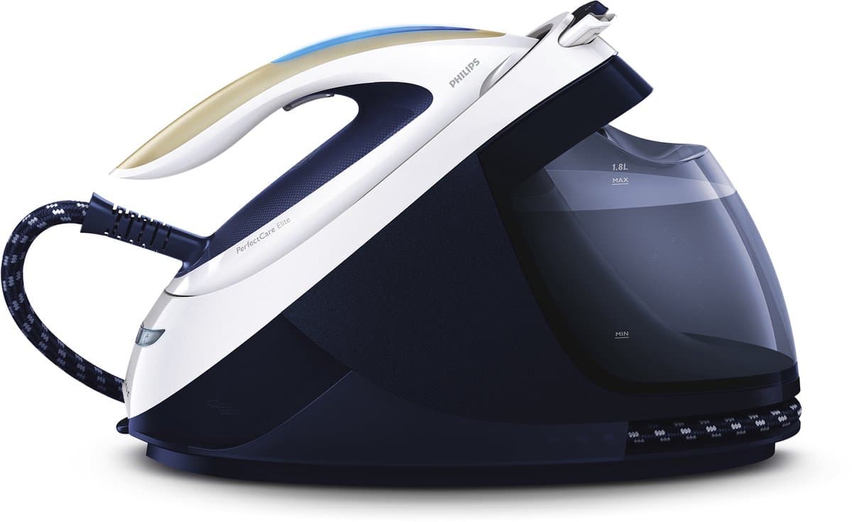 Philips Perfect Care Elite GC9635/20 - Stoomgenerator - 1.8L Watertank - Blauw / Wit