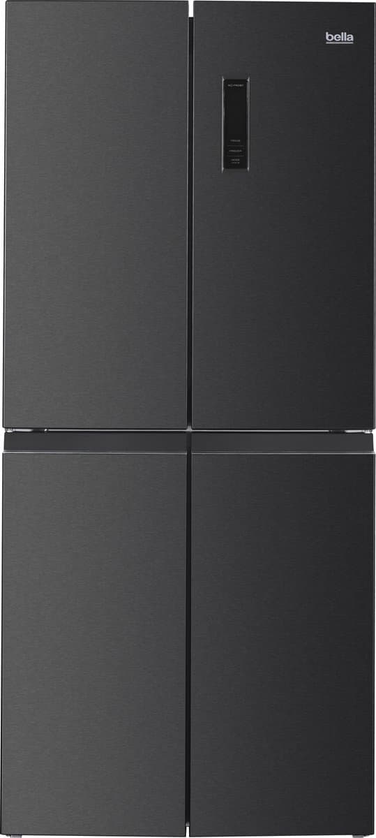 Bella BMD-448DDI - Amerikaanse Koelkast - 4 Deuren - No-Frost - Digitaal Display - 362 liter - Dark Inox