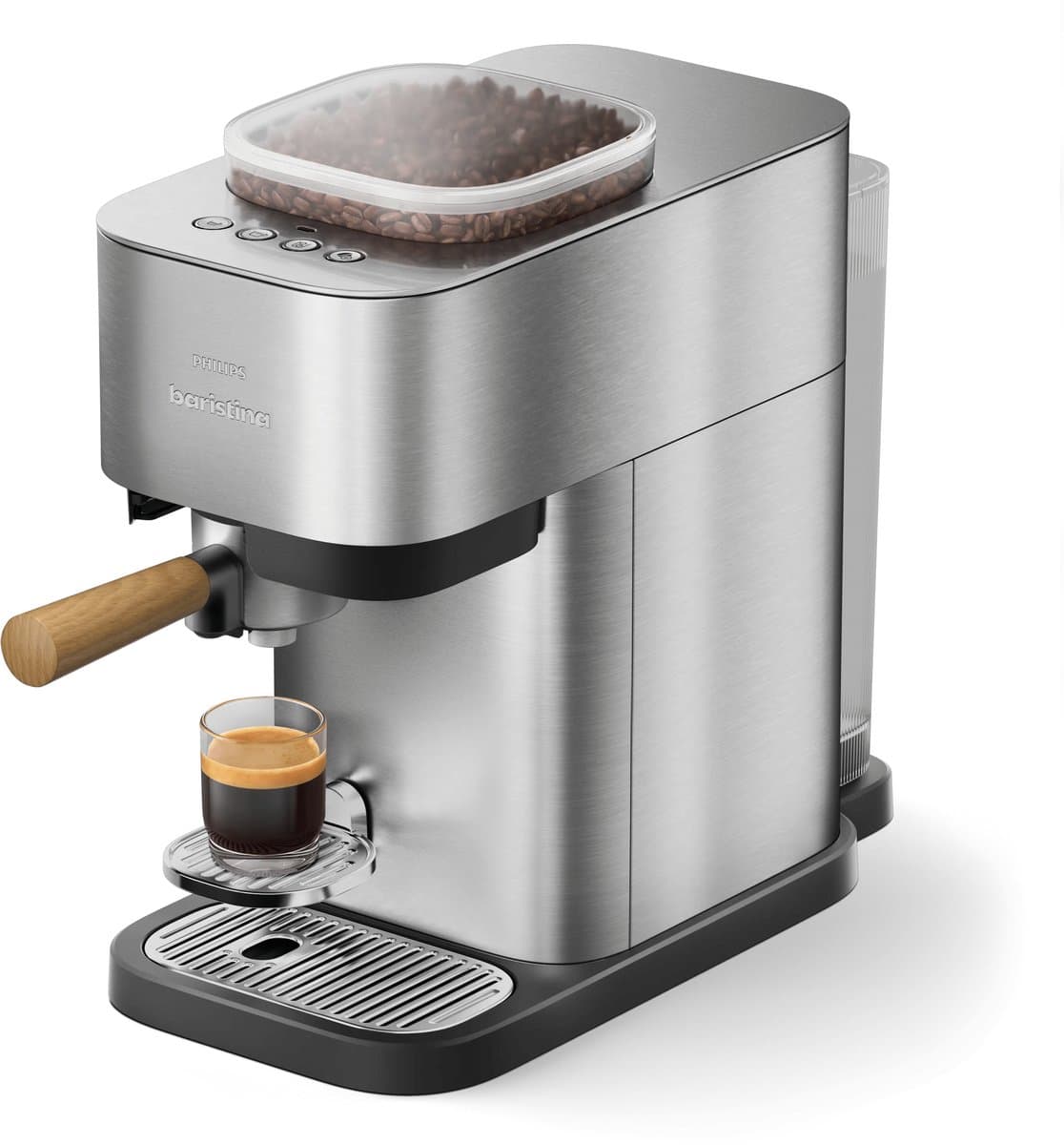 Philips Baristina Plus - BAR500/00 - Espressomachine - Pistonmachine - Ijskoffie - Stainless Steel