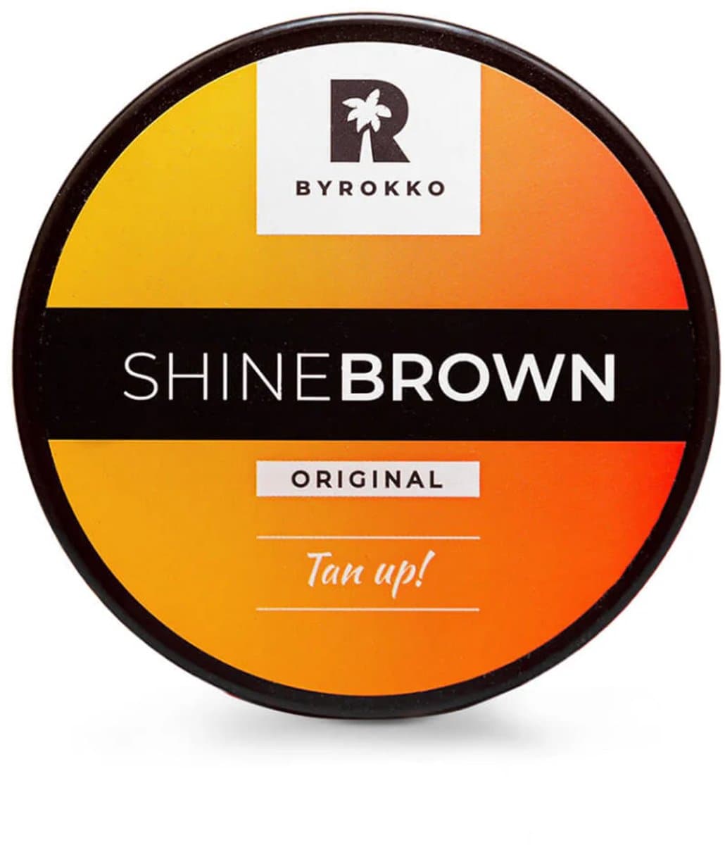 BYROKKO - Shine Brown Original - 200 ml - Zonnebank - Tanning oil