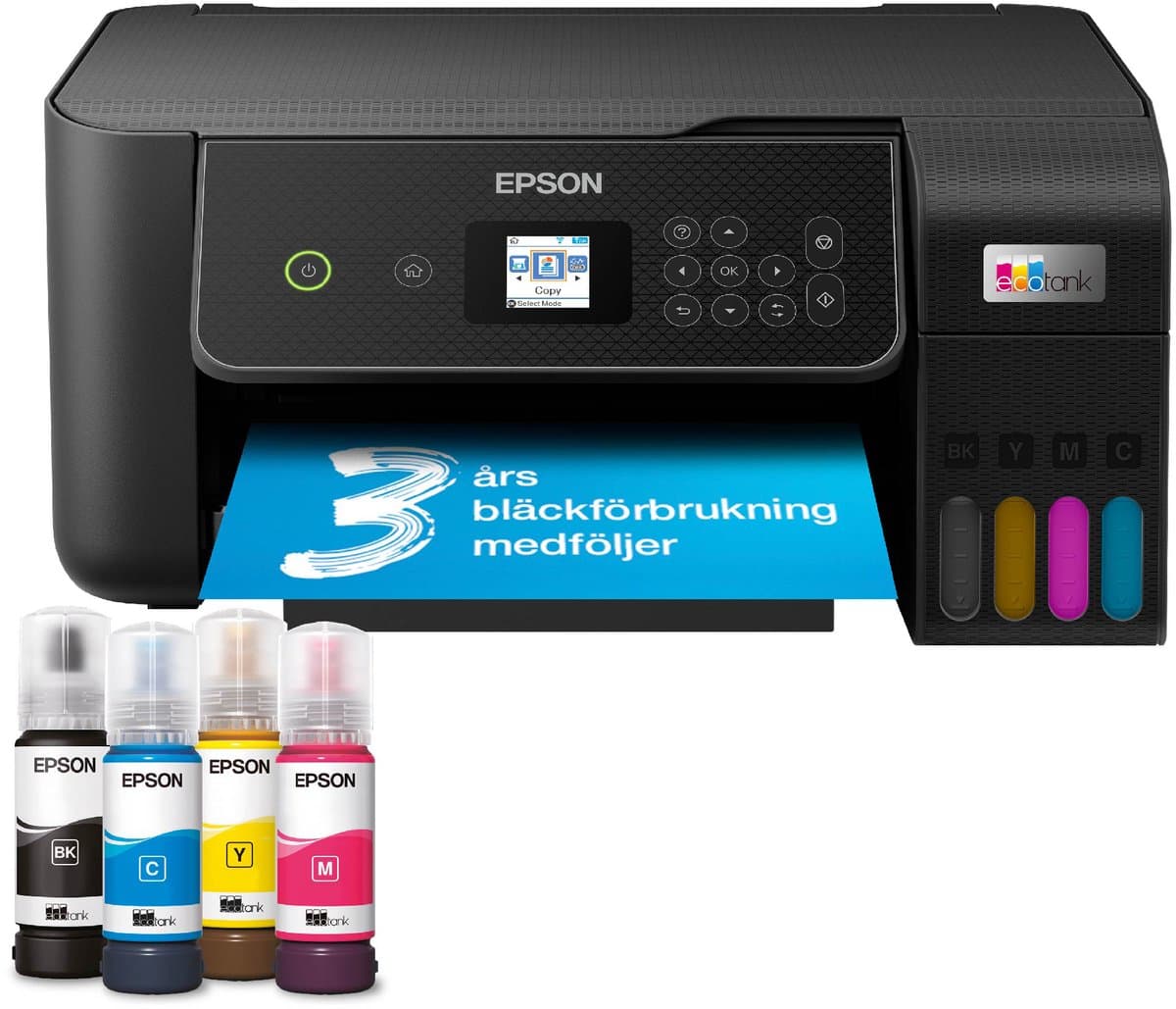 Epson EcoTank ET-2870 - All-in-One Inkttank Printer - Zwart