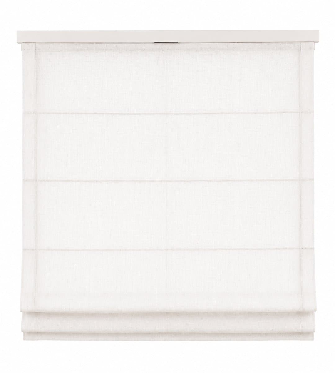 Vouwgordijn Store Bateau 50x170 cm – Wit – Verstelbaar – Inclusief Montageset