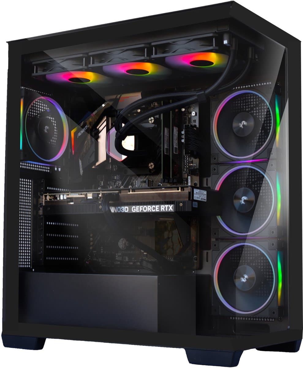 Intel Core Ultra 9 285K High-End Game PC/ Streaming computer - Nvidia GeForce RTX 5080 16GB – 32GB RAM – 1.0TB M.2 SSD – Win11 Pro - Deepcool CG580 Zwart