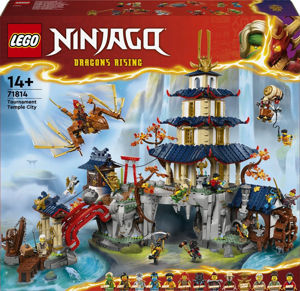 LEGO NINJAGO Toernooi Tempelstad Bouwpakket voor Kinderen - 71814