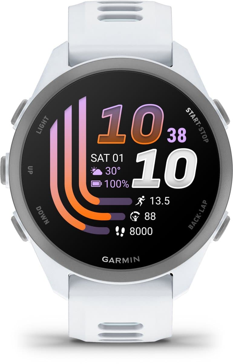 Garmin Forerunner® 170 - GPS hardloophorloge - Garmin Pay - 42,6 mm - Wit