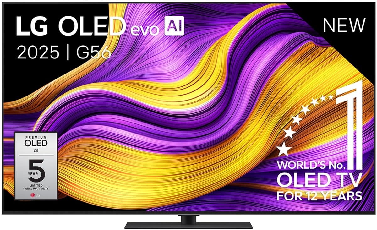 LG G5 OLED65G56LS - 65 inch - 4K OLED Evo Max - 2025 - Smart TV