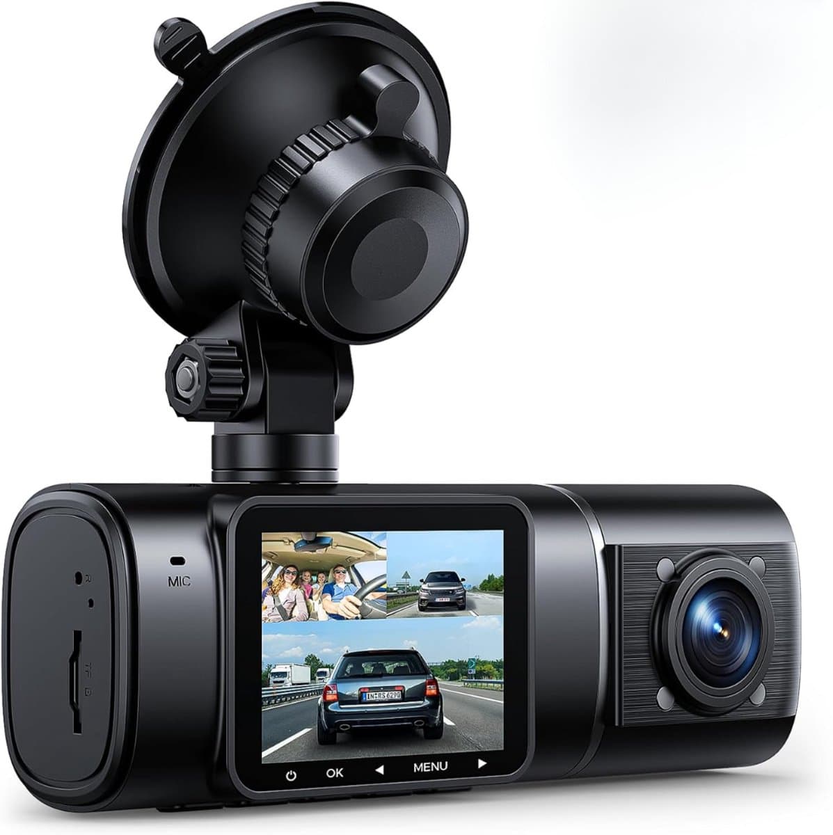 Dashcam - Daschcams - Auto - Camera - Vooruit - Achteruit - Video - Autobeveiliging - Parkeerbeveiliging - Recording - Dag en Nacht - Schadepreventie