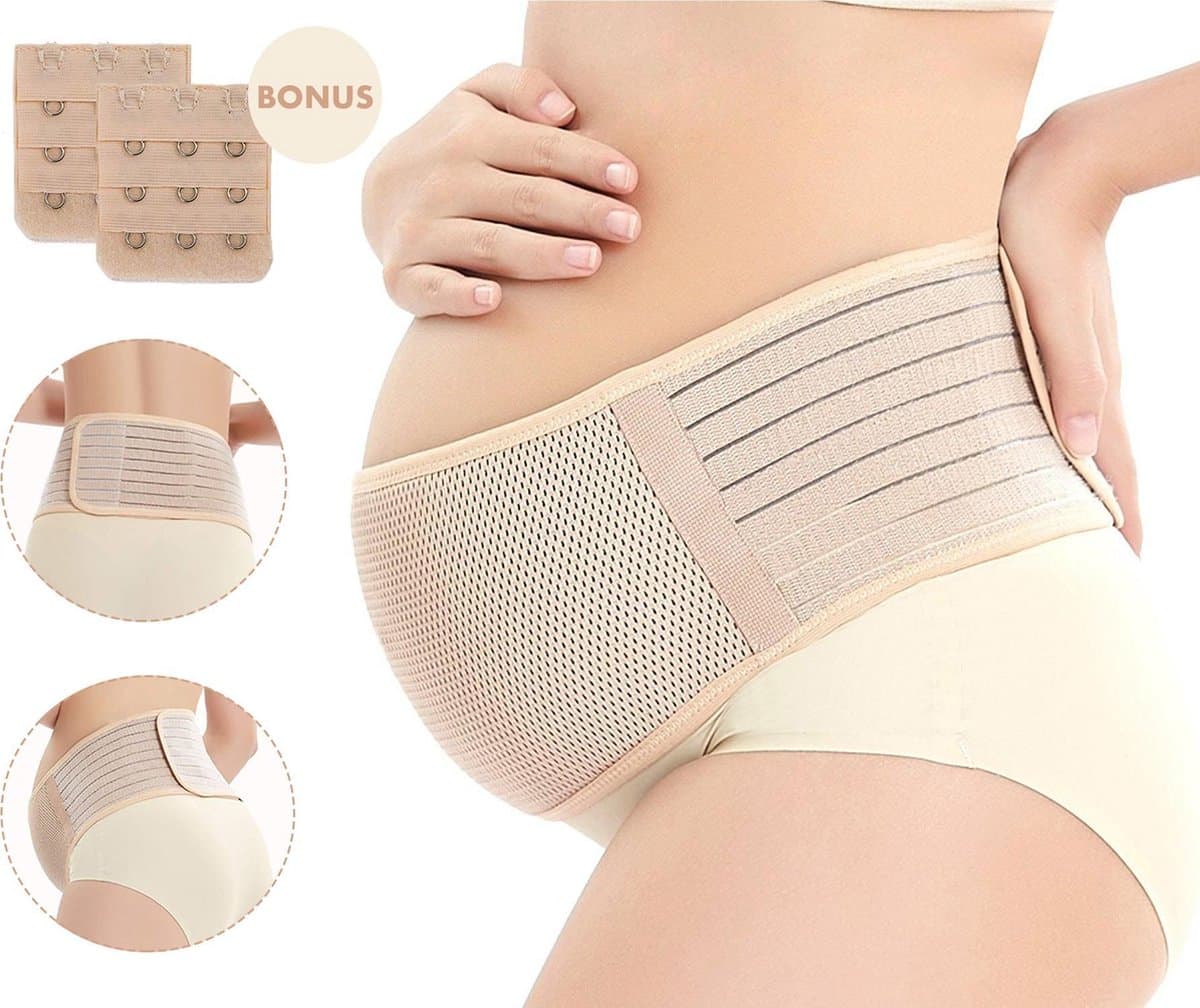 RX Goods Verstelbare Zwangerschapsband ideaal voor de Bekken, Buik & Rug – Zwangerschap - Kleding