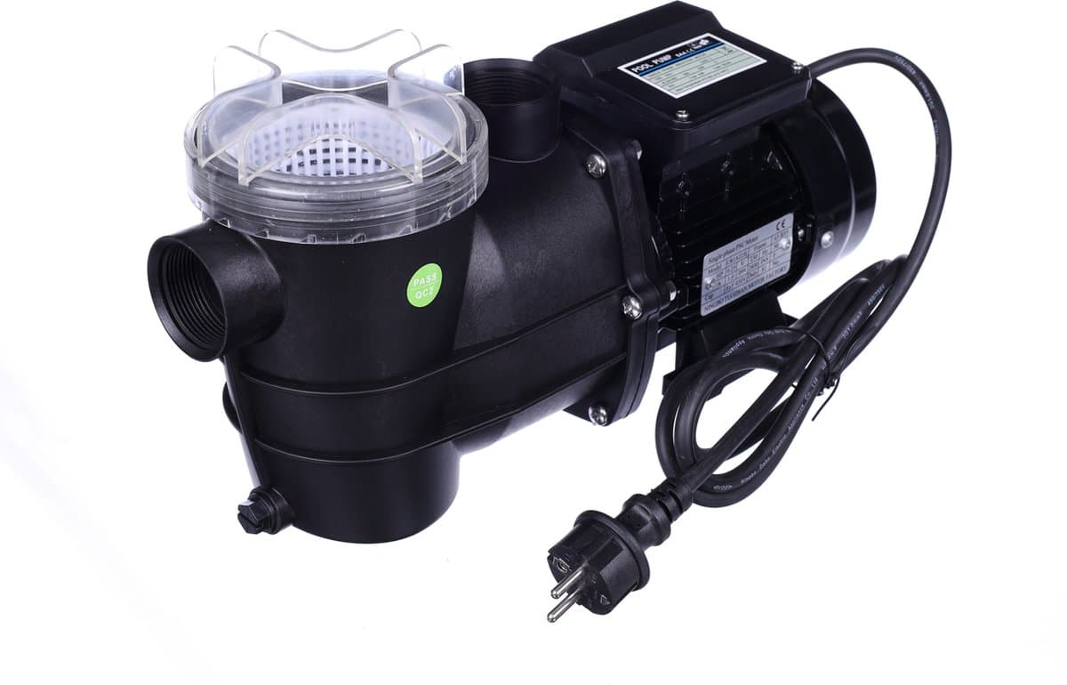 Zwembadpomp 0.25 pk met voorfilter - elektrische pomp - filter pomp - zwembad