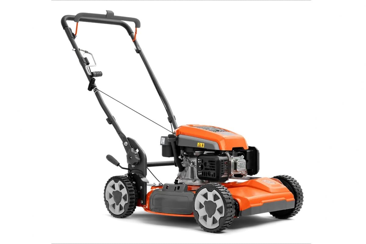 Husqvarna LB 251S benzinegrasmaaier - 51 cm maaibreedte, 2,7 kW motor, wielaandrijving, BioClip mulchfunctie, zijuitworp, stalen maaidek, centrale hoogteverstelling - ideaal voor grote gazons