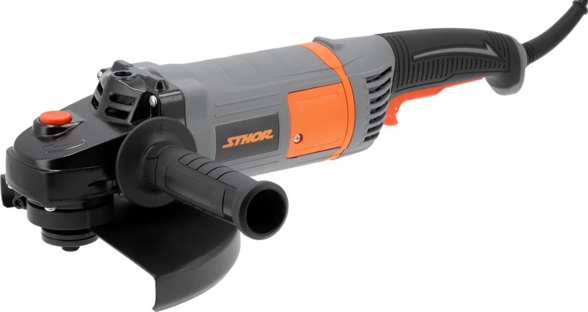 Professionele Haakse Slijper – 2000W – Ø 230 mm Slijpschijf – Met Soft Start & Draaibare Handgreep – Krachtige Haakse Slijpmachine voor Beton en Graniet