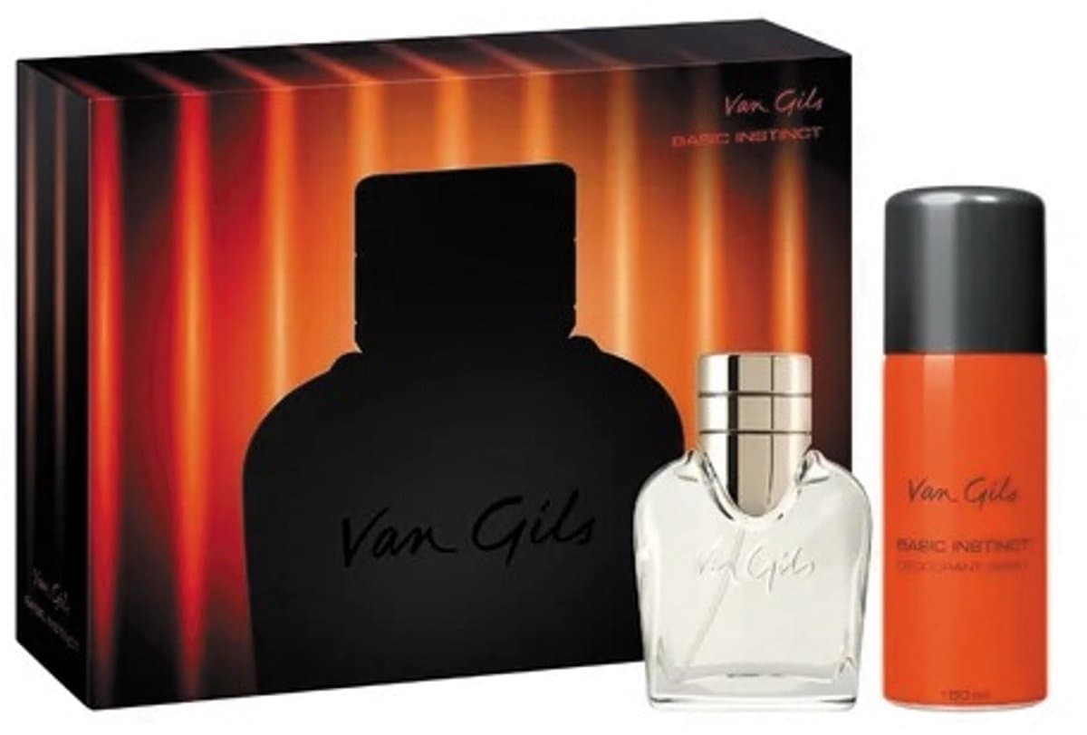 Van Gils Basic Instinct Eau De Toilette 40 ml + Deodorant Spray 150 ml - Geschenkset heren