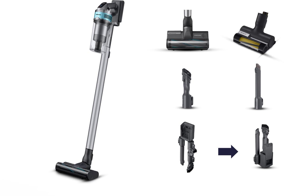 Samsung Jet 75E - 200W - Steelstofzuiger - met Pet Tool - VS20B75AGR1
