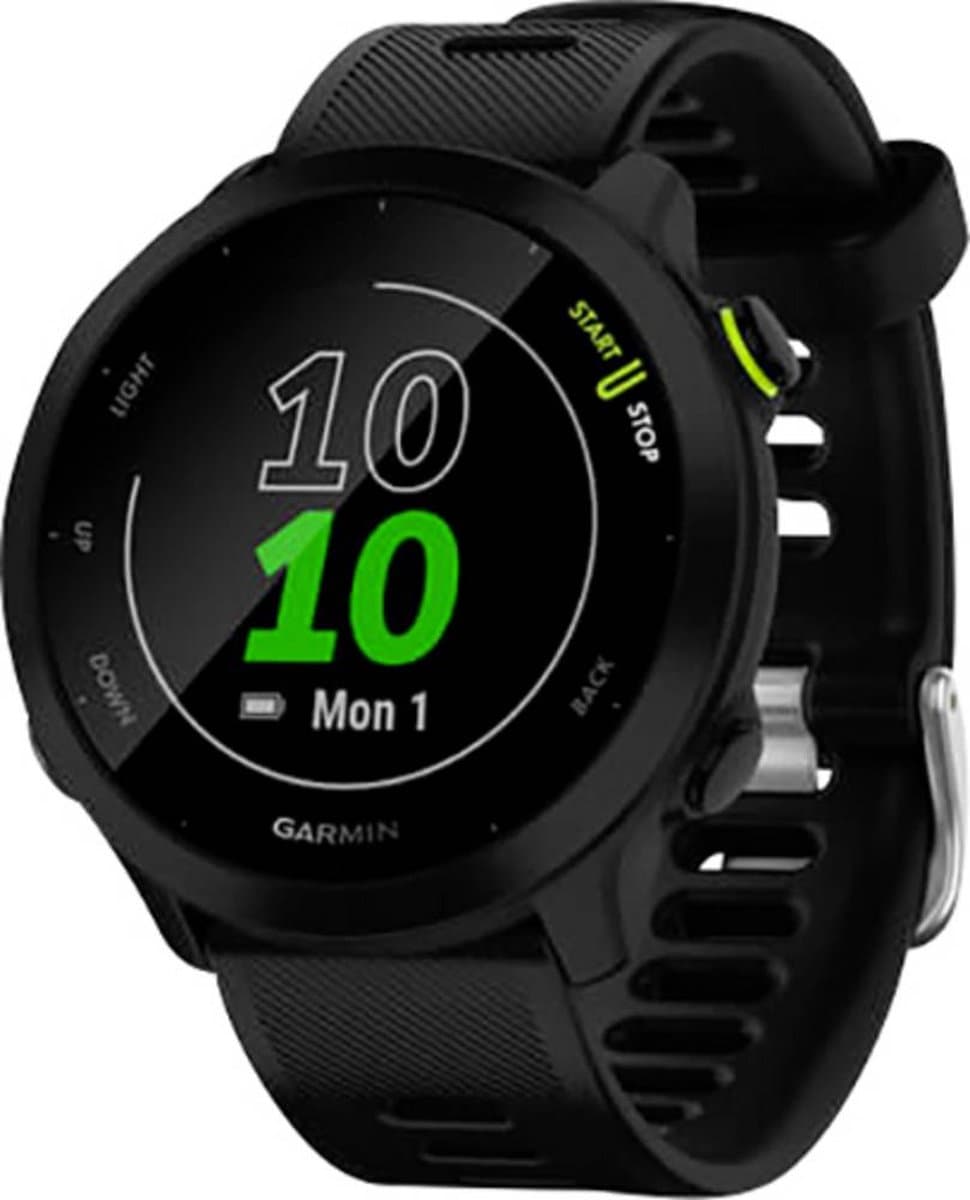 Garmin Forerunner 55 - Sporthorloge met GPS Tracker - Geschikt voor Hardlopen - 42mm - Zwart