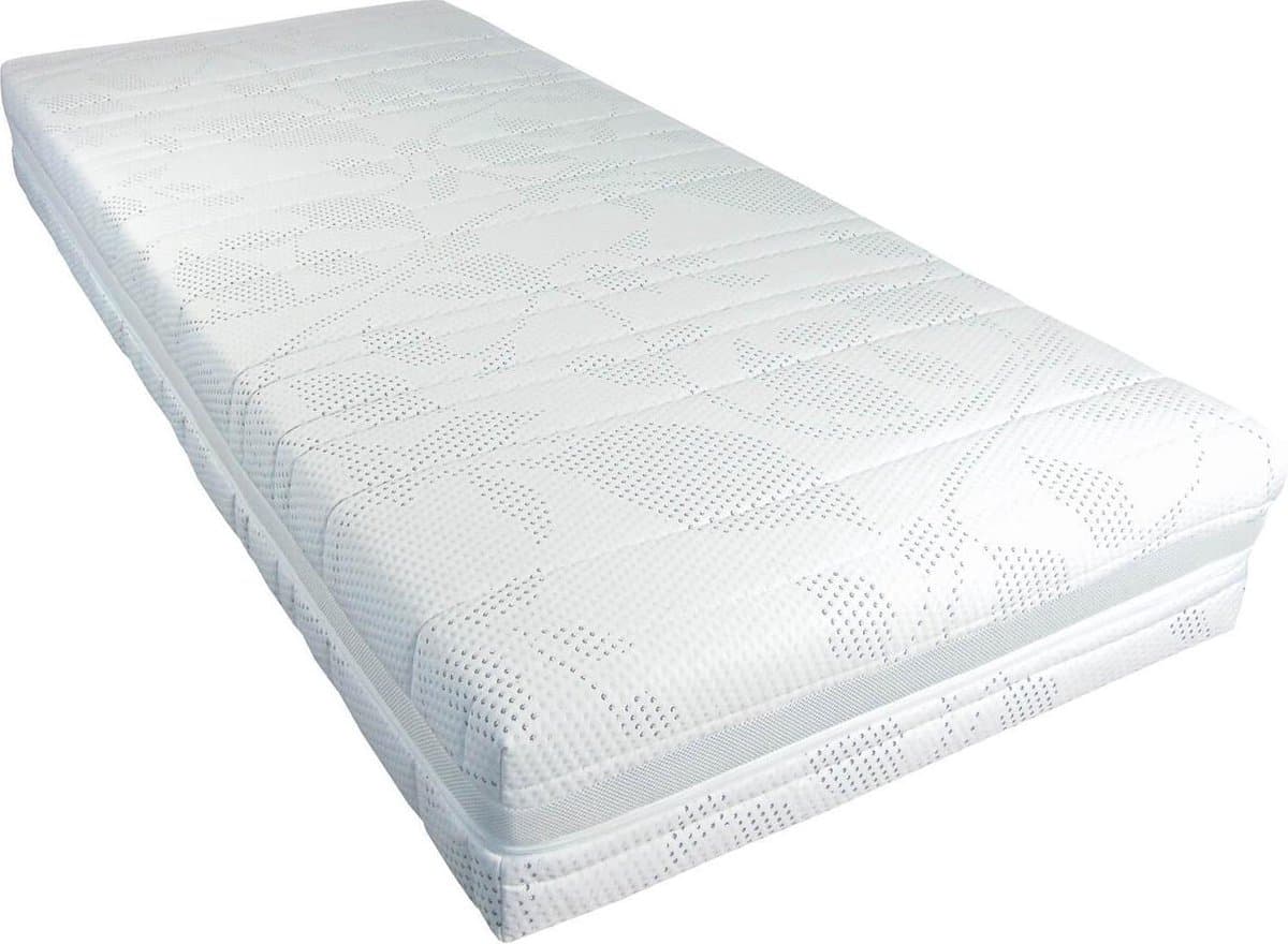 Slaaploods.nl Princess - Micro Pocketvering Matras - Traagschuim Afdeklaag - 90x200x25 cm - Medium