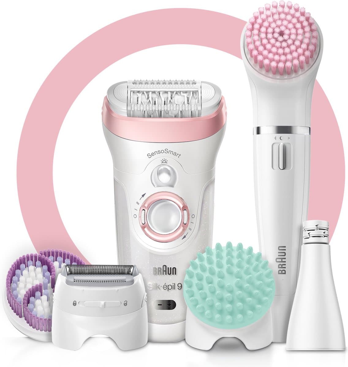 Braun Silk-épil Beauty Set 9 9-995 Deluxe - Epileerapparaat - Scheerapparaat - Scrubben En Reiniging
