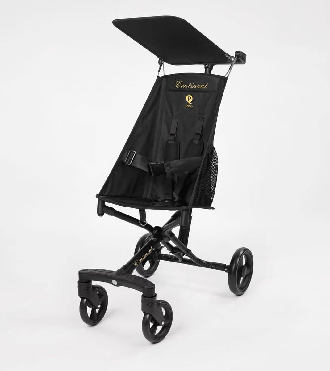 Qplay Easy Luxe Buggy XL - Lichtgewicht Kinderbuggy Inklapbaar - Zwart