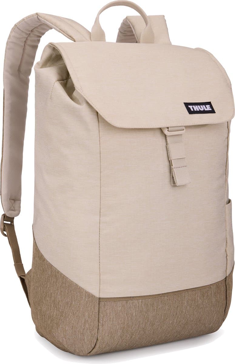 THULE Vrije tijd rugzak Rugzak met laptopvak Lithos Backpack 16L Pelican Gray / Faded Khaki Beige