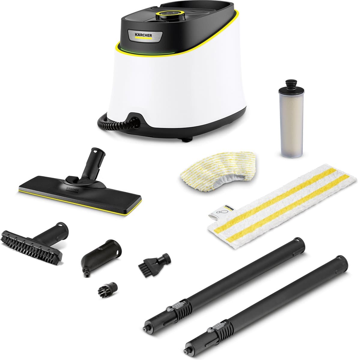 Kärcher SC 3 Deluxe Stoomreiniger - 30 sec opwarmtijd - 1900 W - Oppervlakteprestatie 75 m² - Reservoir 1 l - Continue vulbaar