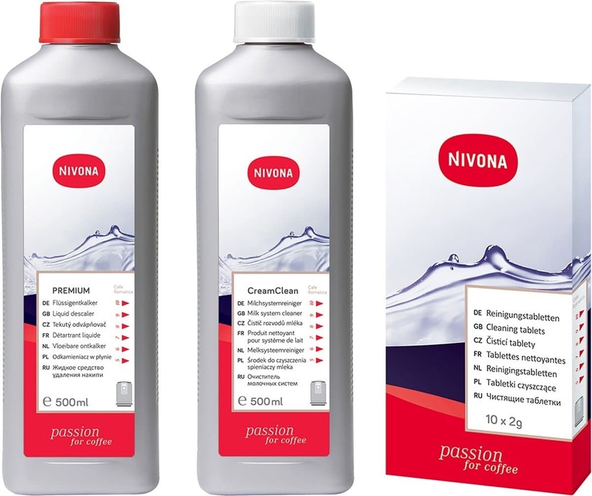 Nivona Cleanbox - Reinigingsset - reinigingstabletten + melkreiniger + ontkalker