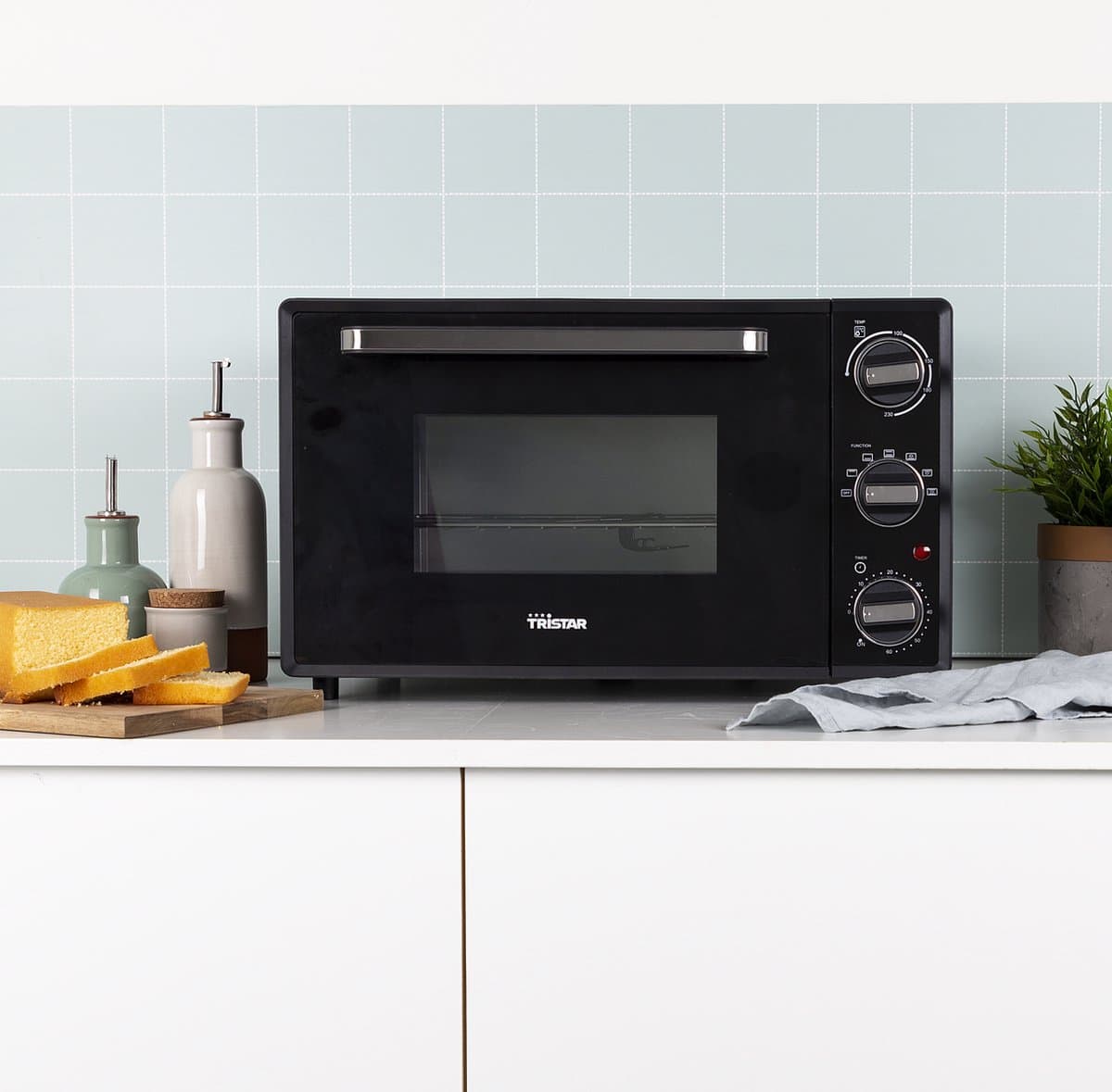 Tristar OV-3625 Convectieoven – Vrijstaande Oven 28 liter – Heteluchtoven 1500 Watt - Zwart