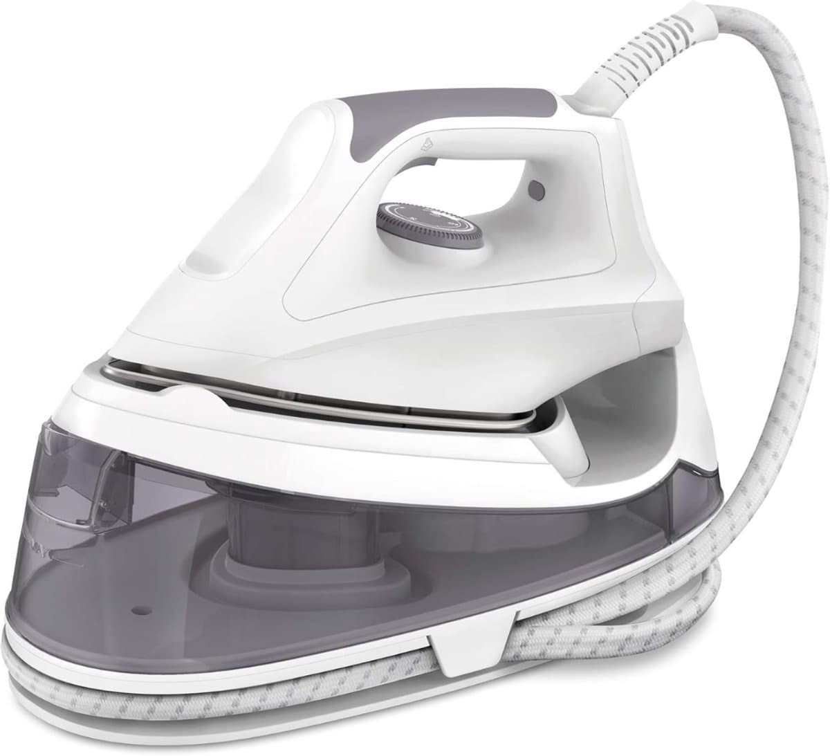 REN® Strijkijzer met stoomgenerator - strijkijzer met stoom - Strijkijzer - Wit/Grijs - 38cm x 19cm x 26cm