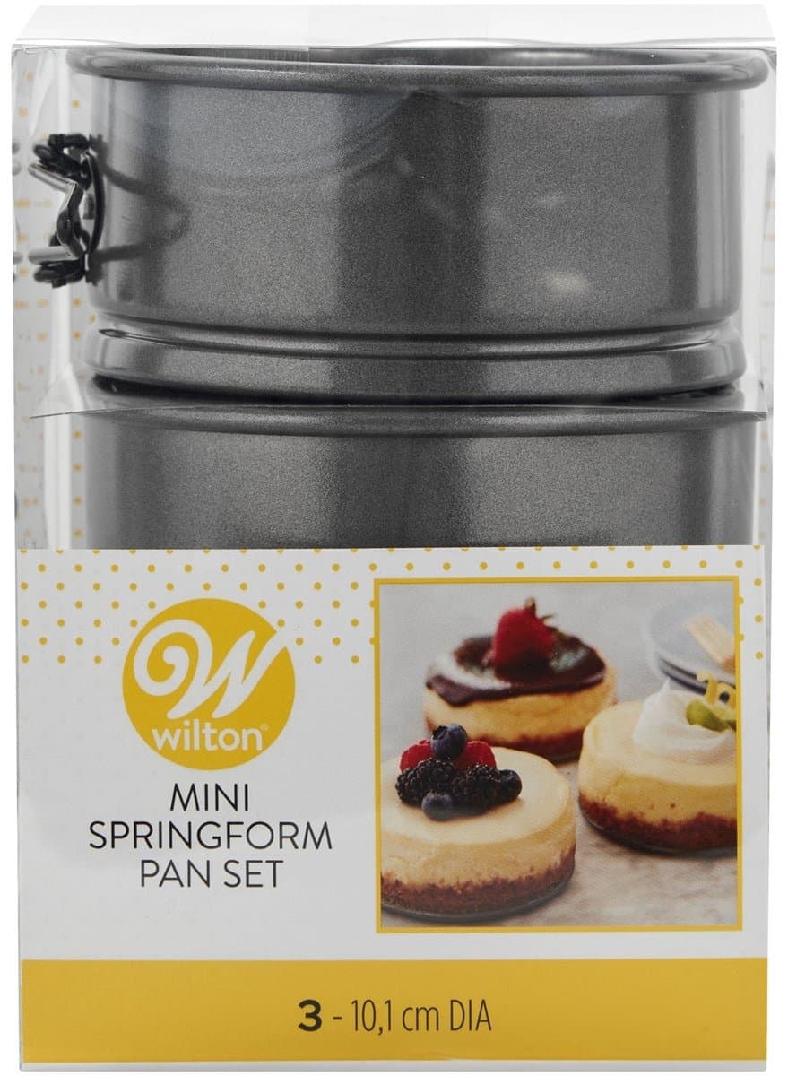 Wilton Mini Springvorm Set - Taartvorm / Cakevorm - Ø10 cm - 3 Stuks