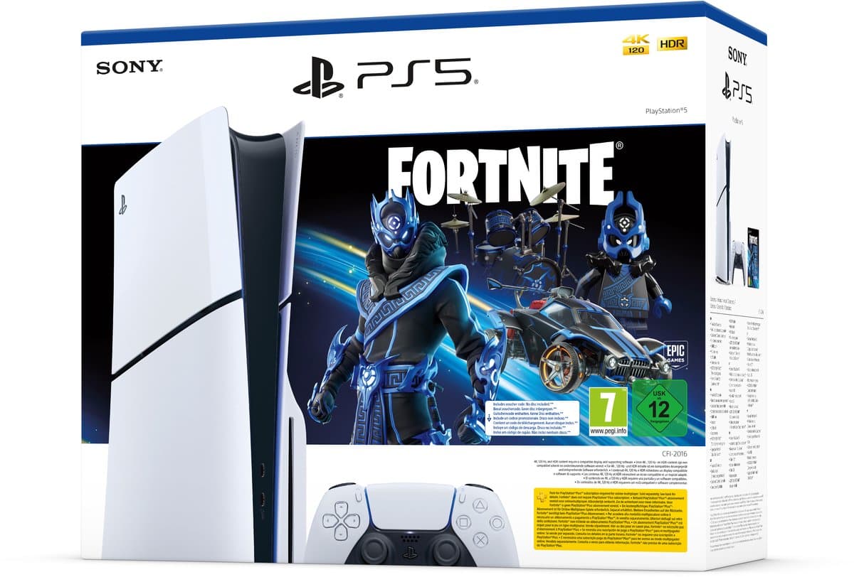 PlayStation 5 Disc Edition - Slim – Fortnite® Cobalt Star-bundel