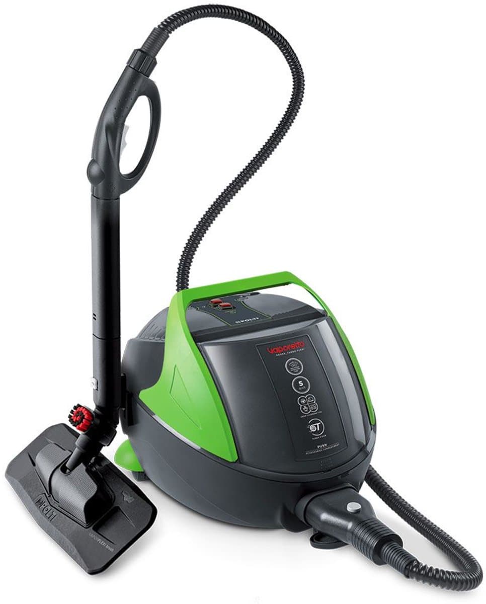 Polti Pro 95_Turbo Flexi Cilinder-stoomreiniger - 1100W - Zwart, Groen