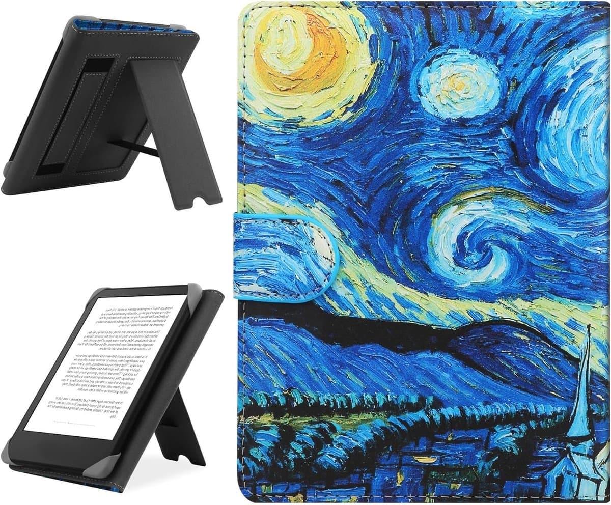 Universele Beschermhoes voor 6.8 Inch en 7 Inch E-Readers - Geschikt voor Kindle, Kobo, PocketBook en Sony - Duurzame en Stijlvolle Cover voor E-Book Readers