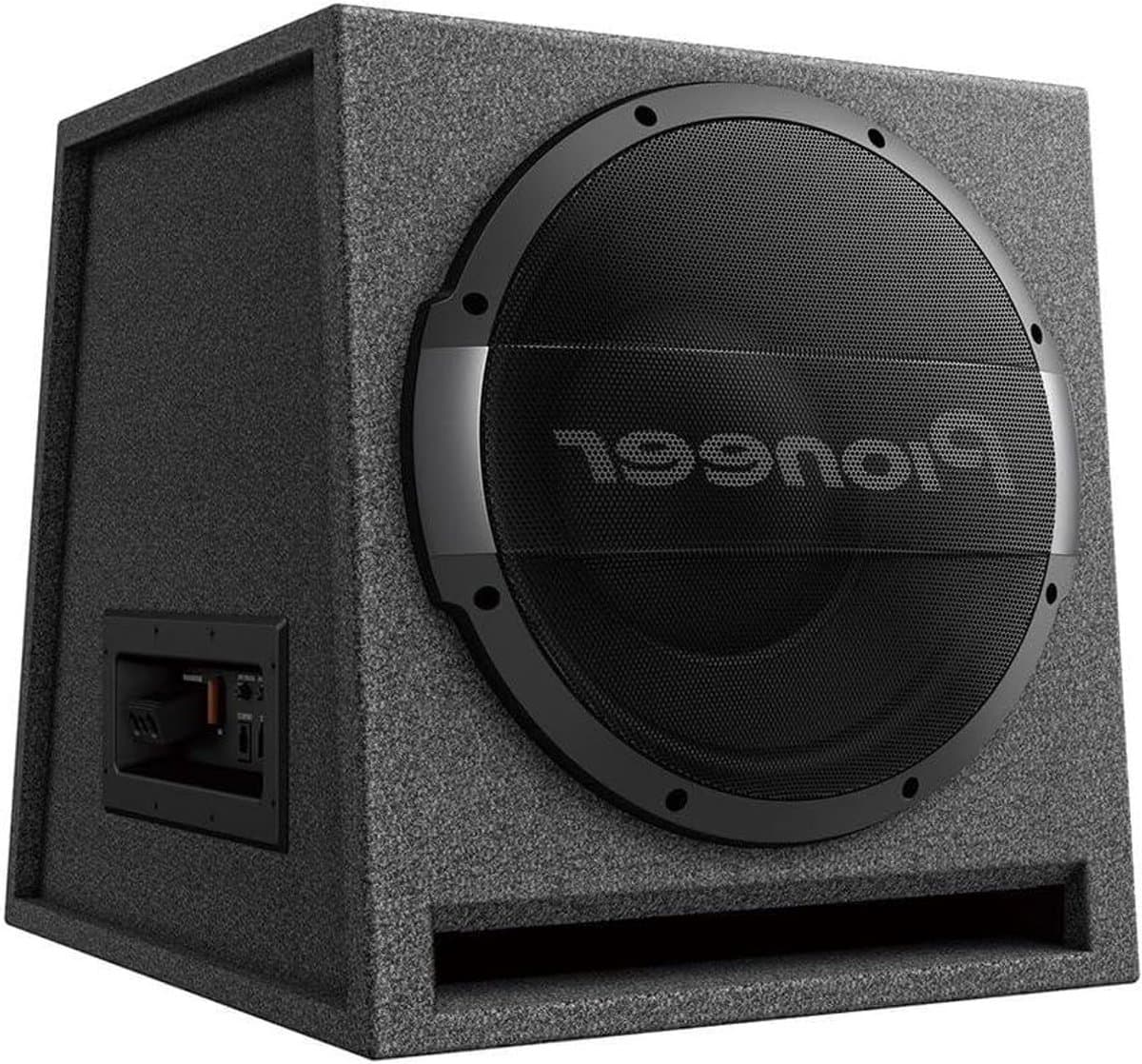 Actieve Subwoofer - Auto subwoofer - Krachtige Bas - Ingebouwde Versterker - 30 cm - Zwart/Grijs