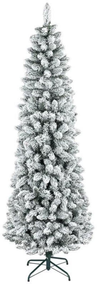 Kunstkerstboom met verlichting - Smalle kerstboom - Pencil Kerstboom - 210 cm