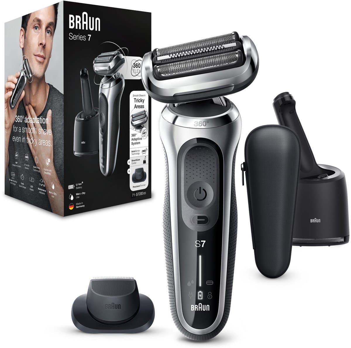 Braun Series 7 71-S7200cc - Elektrisch Scheerapparaat Mannen - Met Precisietrimmer