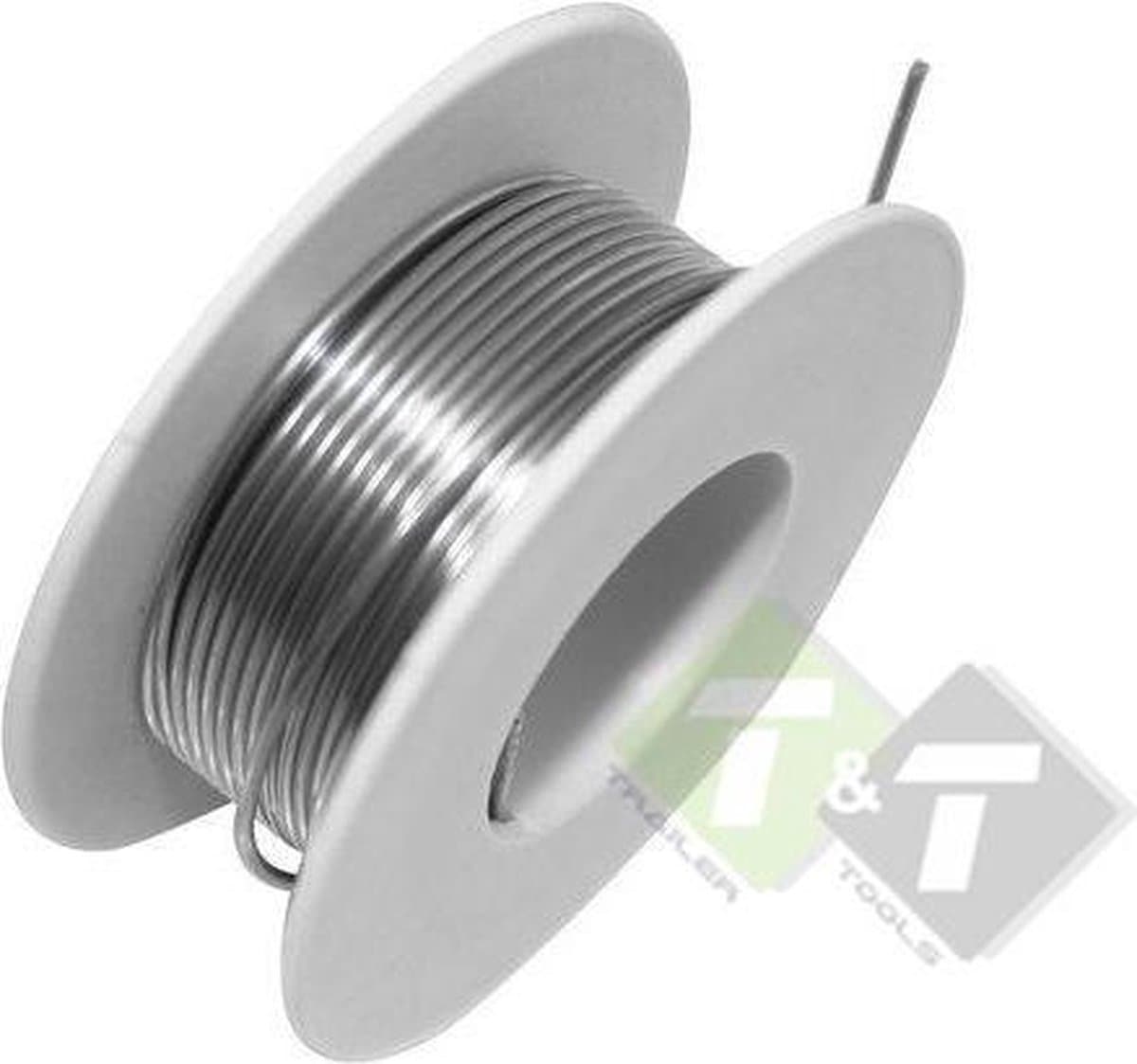 Soldeertin op rol, Soldeer tin, 1mm diameter