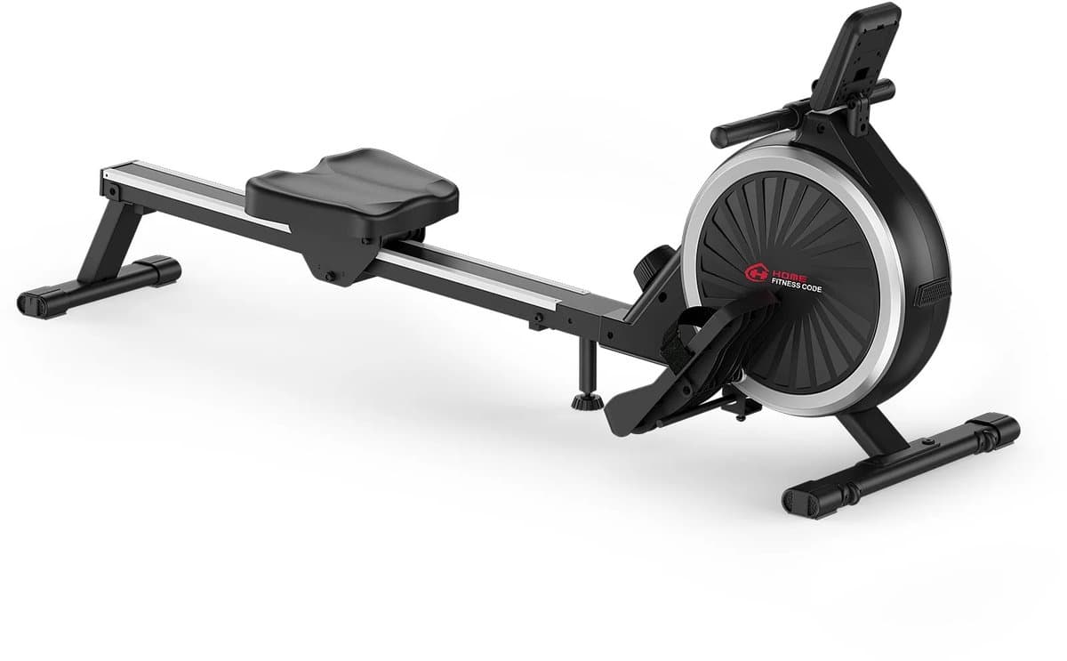 Rolu Roeimachine – Roeitrainer – Fitness – 16 Weerstandsniveaus – Magnetisch Weerstandssysteem – LCD Scherm - Max 150kg