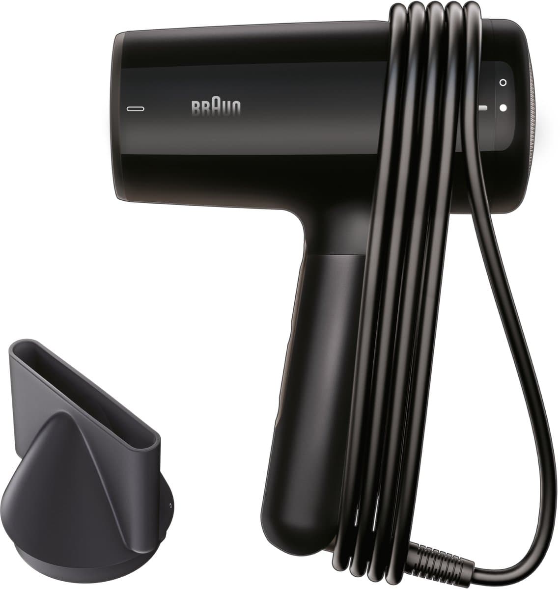 Braun HD4.1 Föhn BRHD410E - Supersnel Drogen - Super IONTEC tegen Pluis - 3 Temperaturen plus Cool Shot - Compleet met Blaasmond