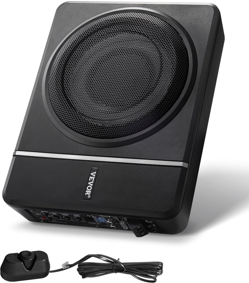 VEVOR Auto-Subwoofer Onder de Stoel 240 W Slank Actief Subwoofersysteem 203mm