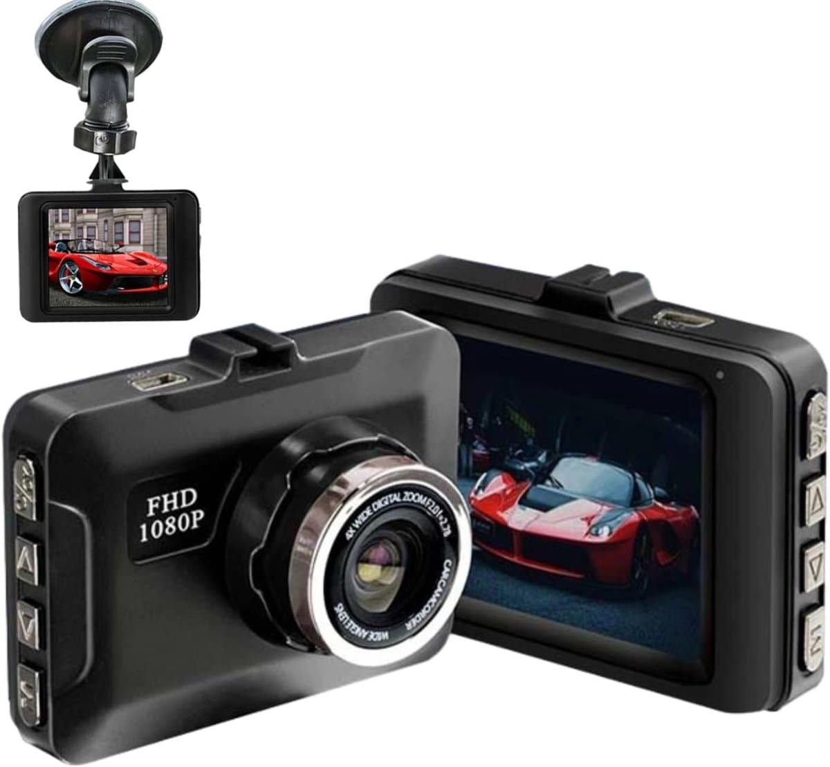Auto DVR Dashcam 1080P Full HD Loop Recording Bewegingsdetectie Dashboard Camera voor Auto