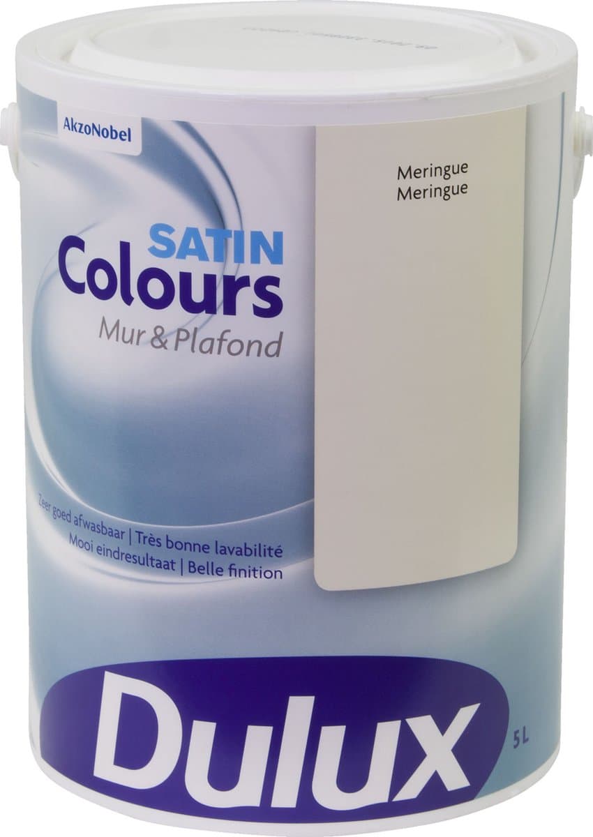 Dulux Colours Mur & Plafond Satin - Meringue - 5 L