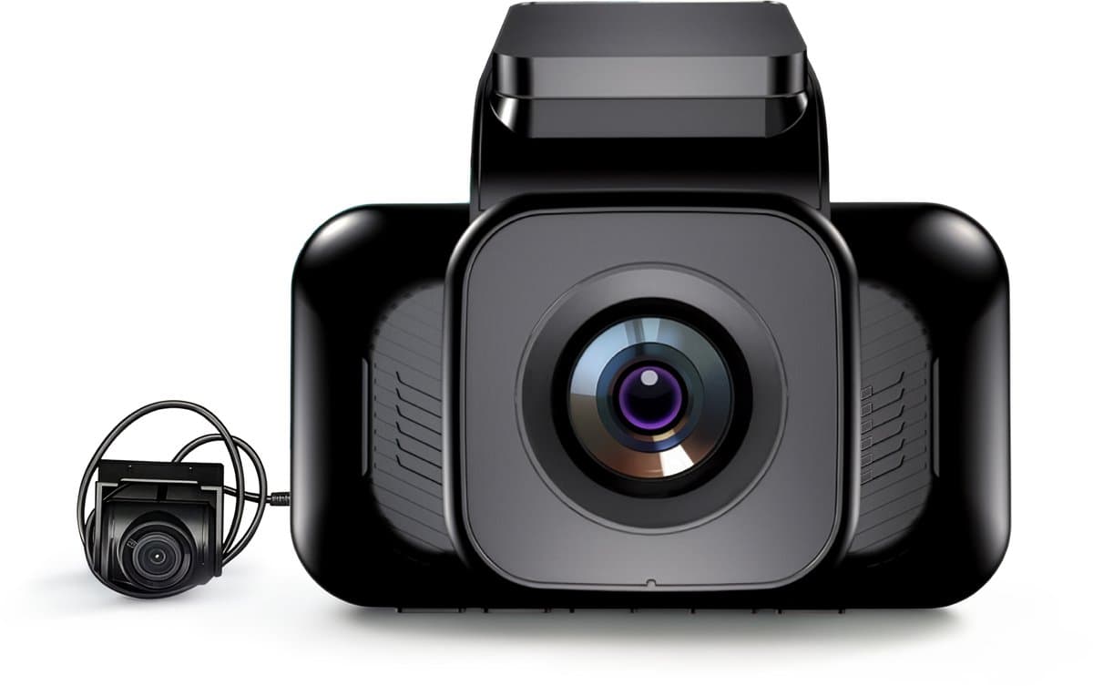 Pora&Co Dashcam 4K Ultra HD – 3 Inch LCD Scherm – Auto Camera met Nachtzicht & Loop Recording