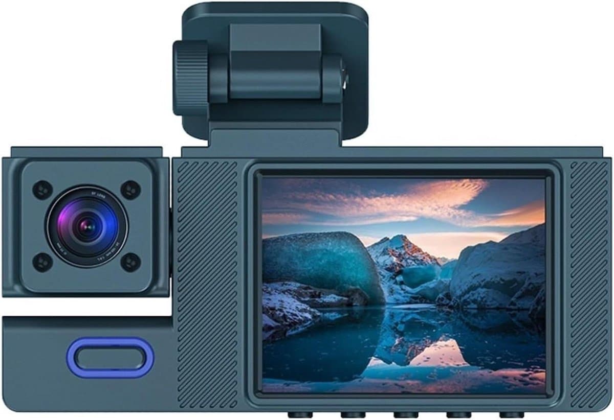 4K Dashcam - Auto Camera - Veilig Rijden - Dubbele Opname - 2 inch Scherm - Zwart