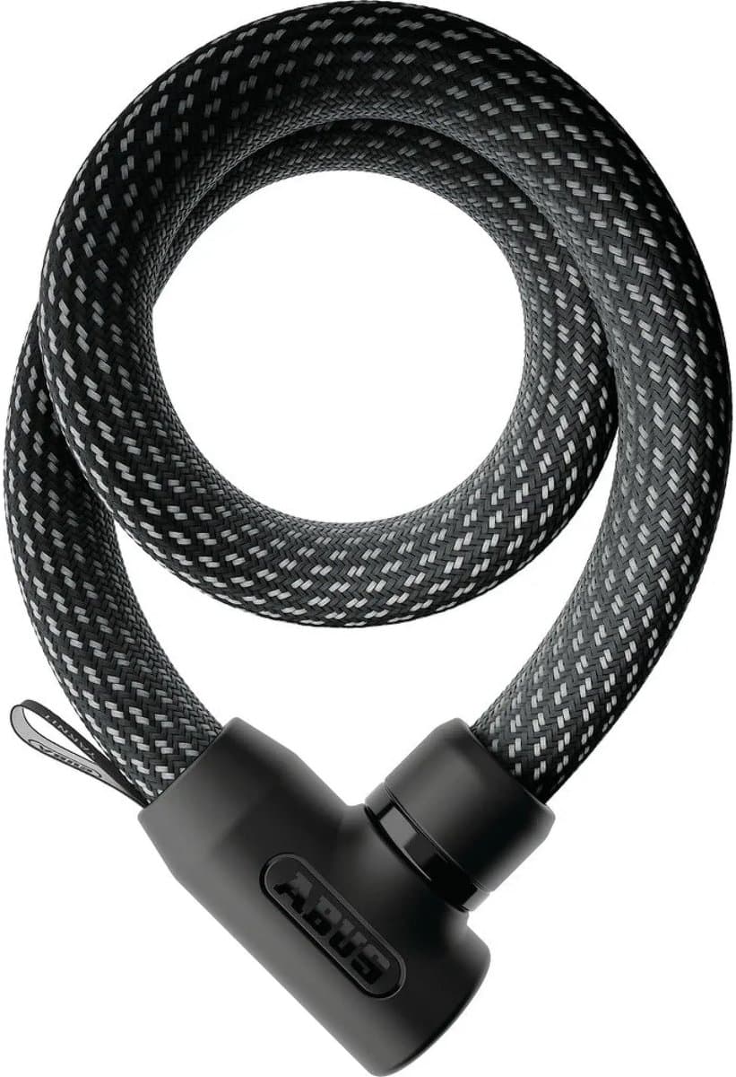 Fietsslot ABUS Textiel-kettingslot - YARNIT™ 4004K - Security level 7 - zwart - 85 cm - Geschikt voor elektrische fietsen en stadsfietsen - lichtgewicht - slechts 0,7 kg