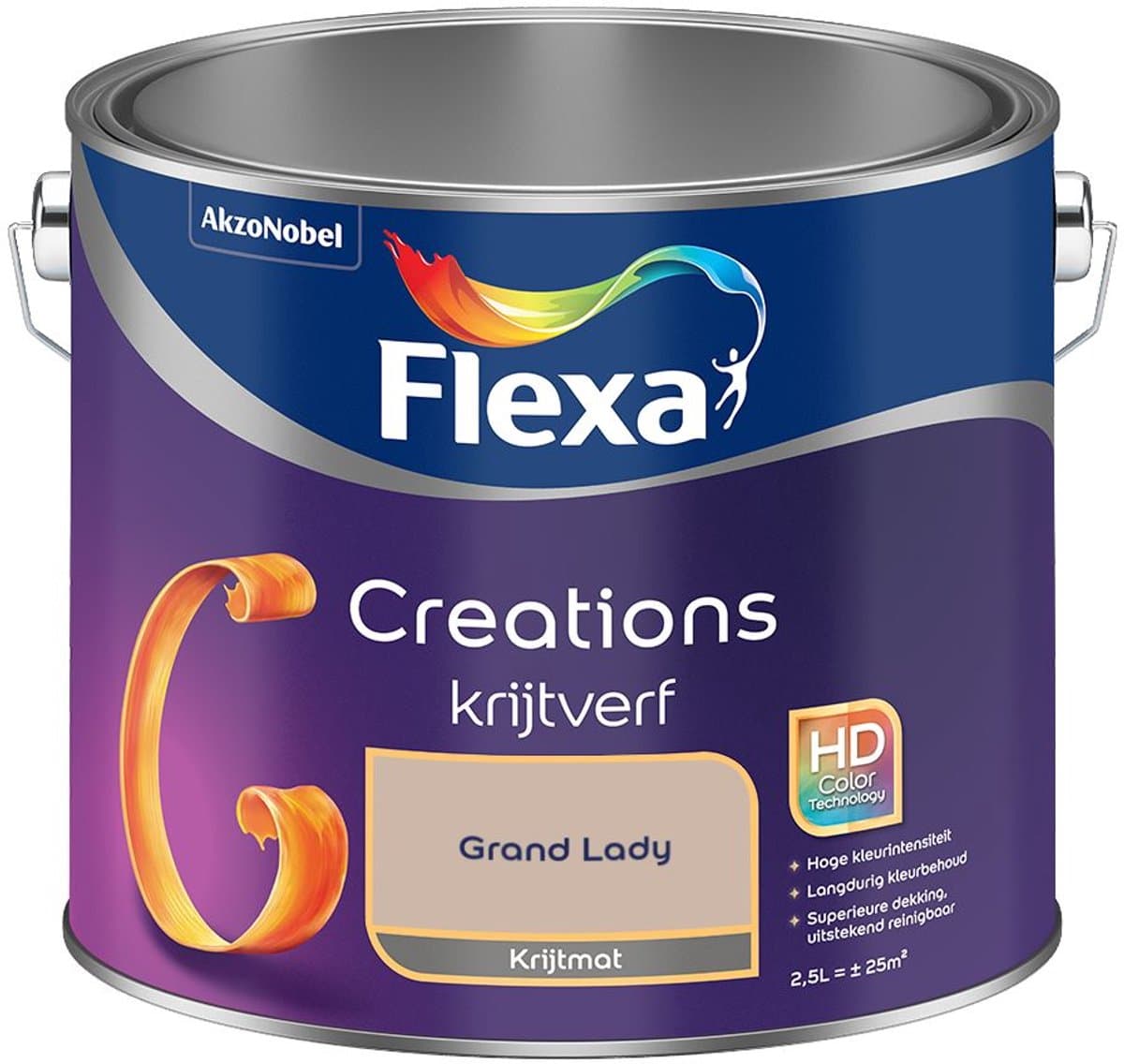 Flexa - Creations Muurverf Krijt - Grand Lady - Mengverf - 2,5 L
